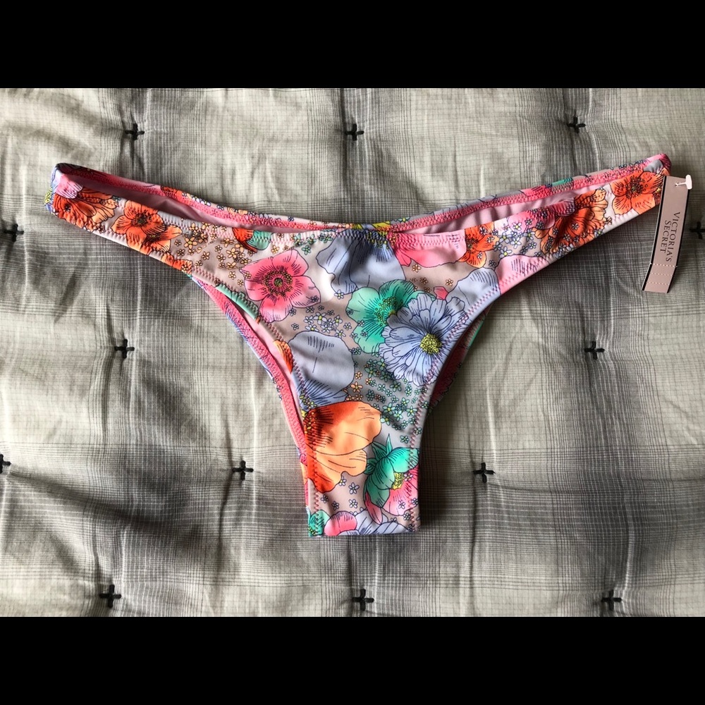Flowered Victoria’s Secret Bikini Bottoms